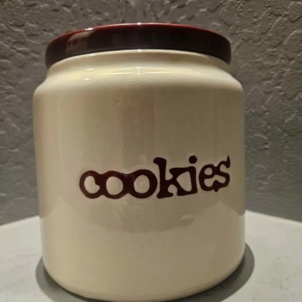 Thresholds Stoneware Ceramic Cookie Jar Canister 7